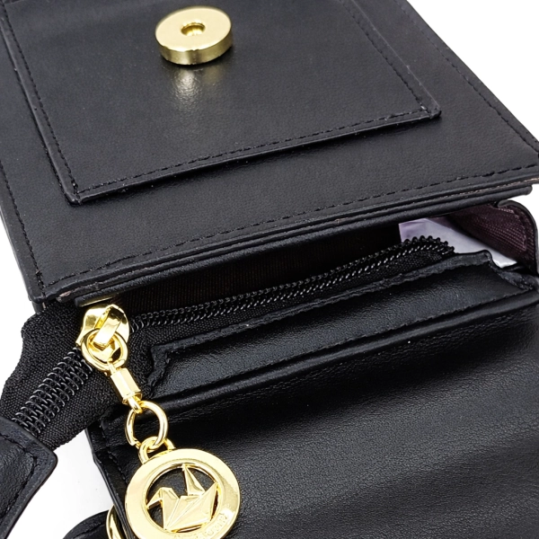 Bolsa Porta Celular Origami Slim Preta