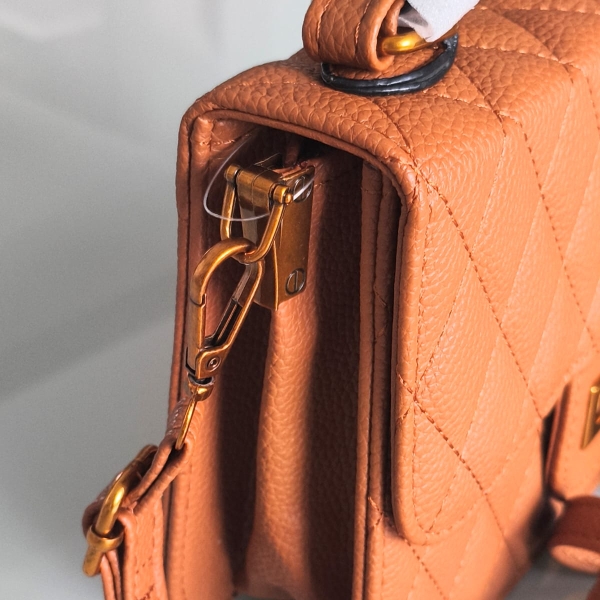 Bolsa Feminina Com Carteira, Lenço e Alça Transversal
