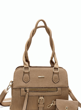 Bolsa Feminina Elegante com Alça Dupla + Porta Moedas 