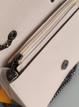 Bolsa Feminina Elegante com Alça de Corrente + Carteira