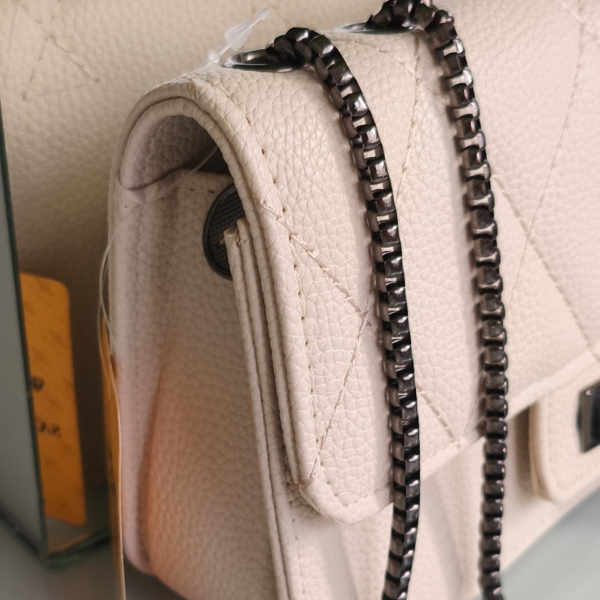 Bolsa Feminina Elegante com Alça de Corrente + Carteira