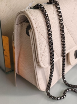 Bolsa Feminina Elegante com Alça de Corrente + Carteira