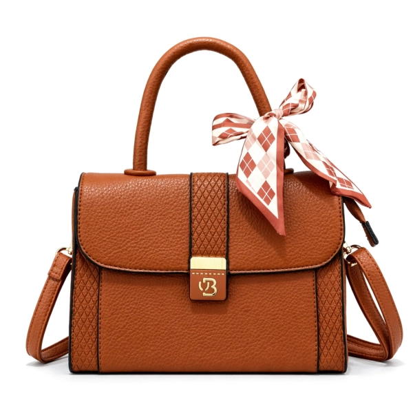 Bolsa Feminina Elegante - Alça de Mão e Transversal + Lenço