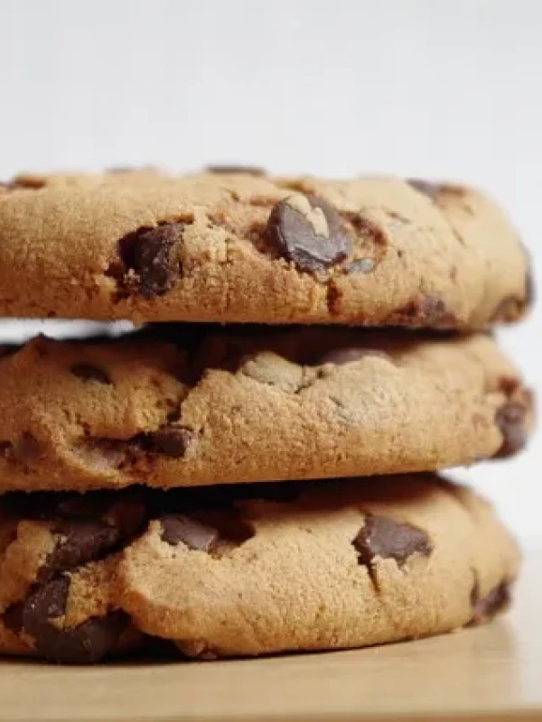 Cookies Crocantes com Chocolate Belga